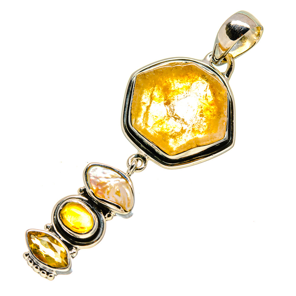 Citrine Pendants handcrafted by Anasilvercos - PD756442