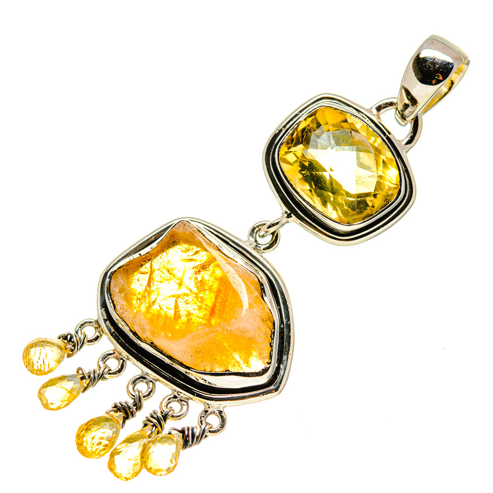 Citrine Pendants handcrafted by Anasilvercos - PD756443