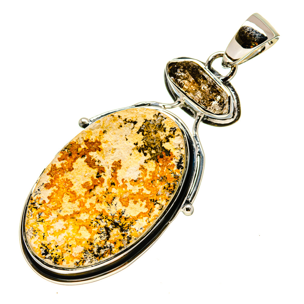 Germany Psilomelane Dendrite Pendants handcrafted by Anasilvercos - PD756448