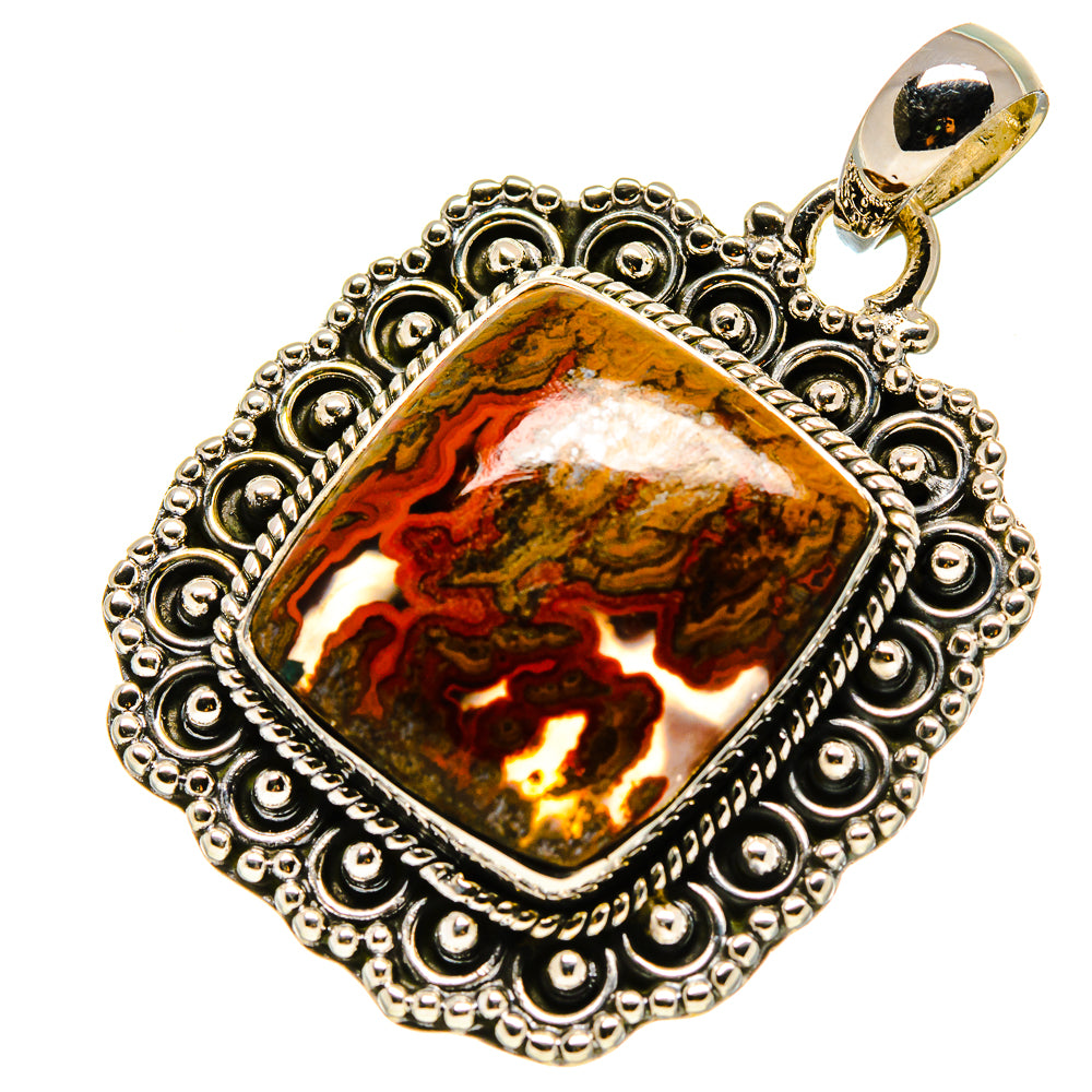 Moroccan Agate Pendants handcrafted by Anasilvercos - PD756455