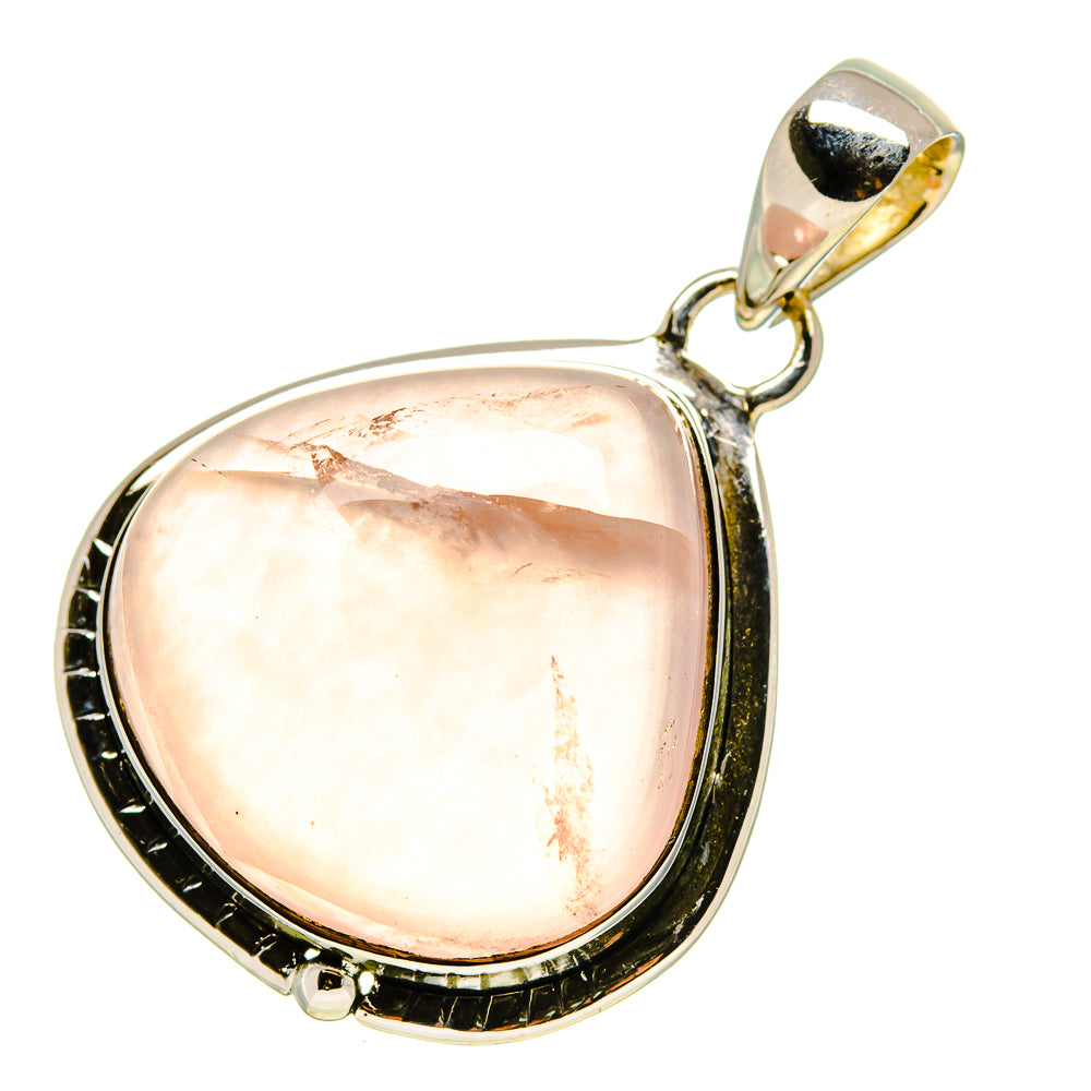 Rose Quartz Pendants handcrafted by Anasilvercos - PD756466