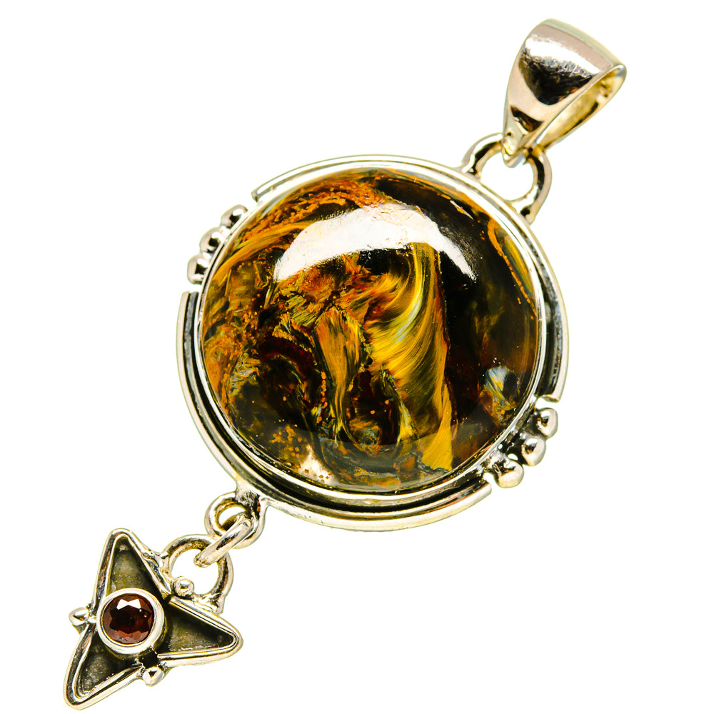 Golden Pietersite Pendants handcrafted by Anasilvercos - PD756478