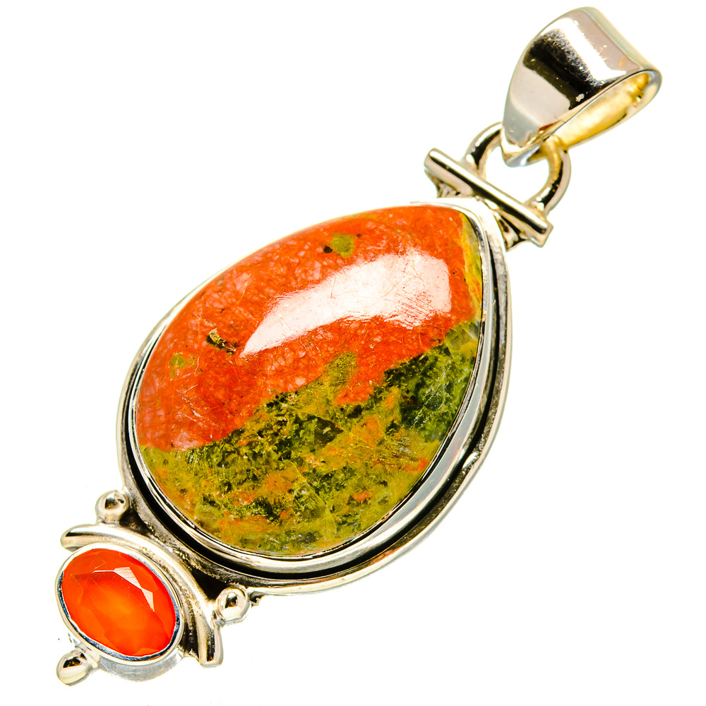 Unakite Pendants handcrafted by Anasilvercos - PD756516