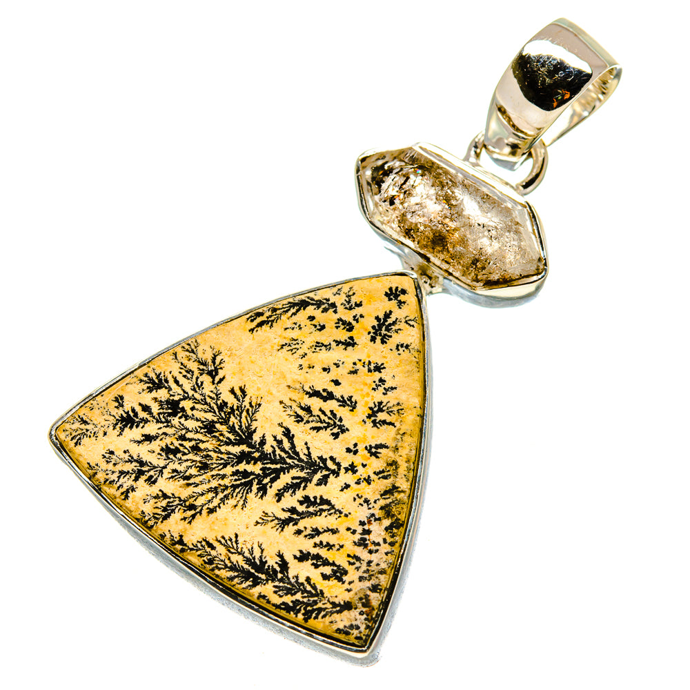 Germany Psilomelane Dendrite Pendants handcrafted by Anasilvercos - PD756533