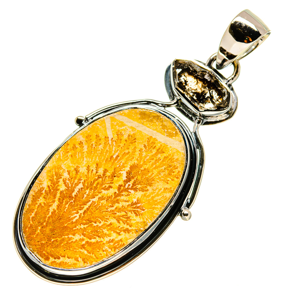 Germany Psilomelane Dendrite Pendants handcrafted by Anasilvercos - PD756538