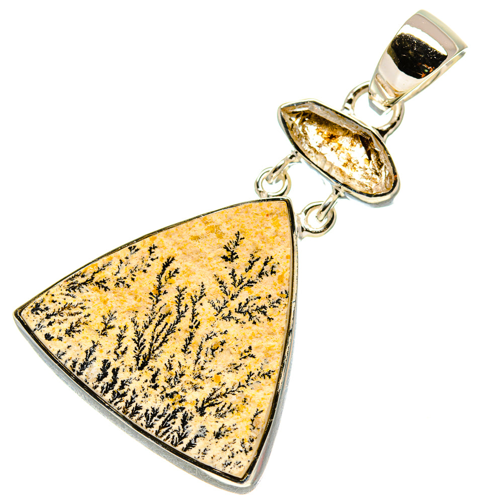 Germany Psilomelane Dendrite Pendants handcrafted by Anasilvercos - PD756541
