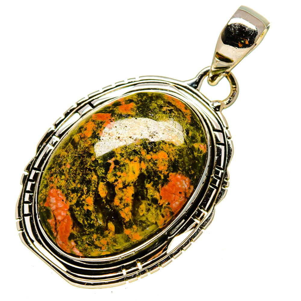 Unakite Pendants handcrafted by Anasilvercos - PD756554