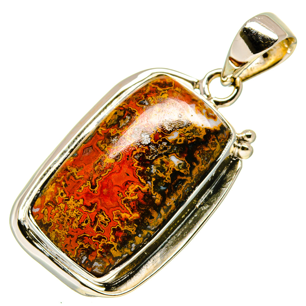 Moroccan Agate Pendants handcrafted by Anasilvercos - PD756555