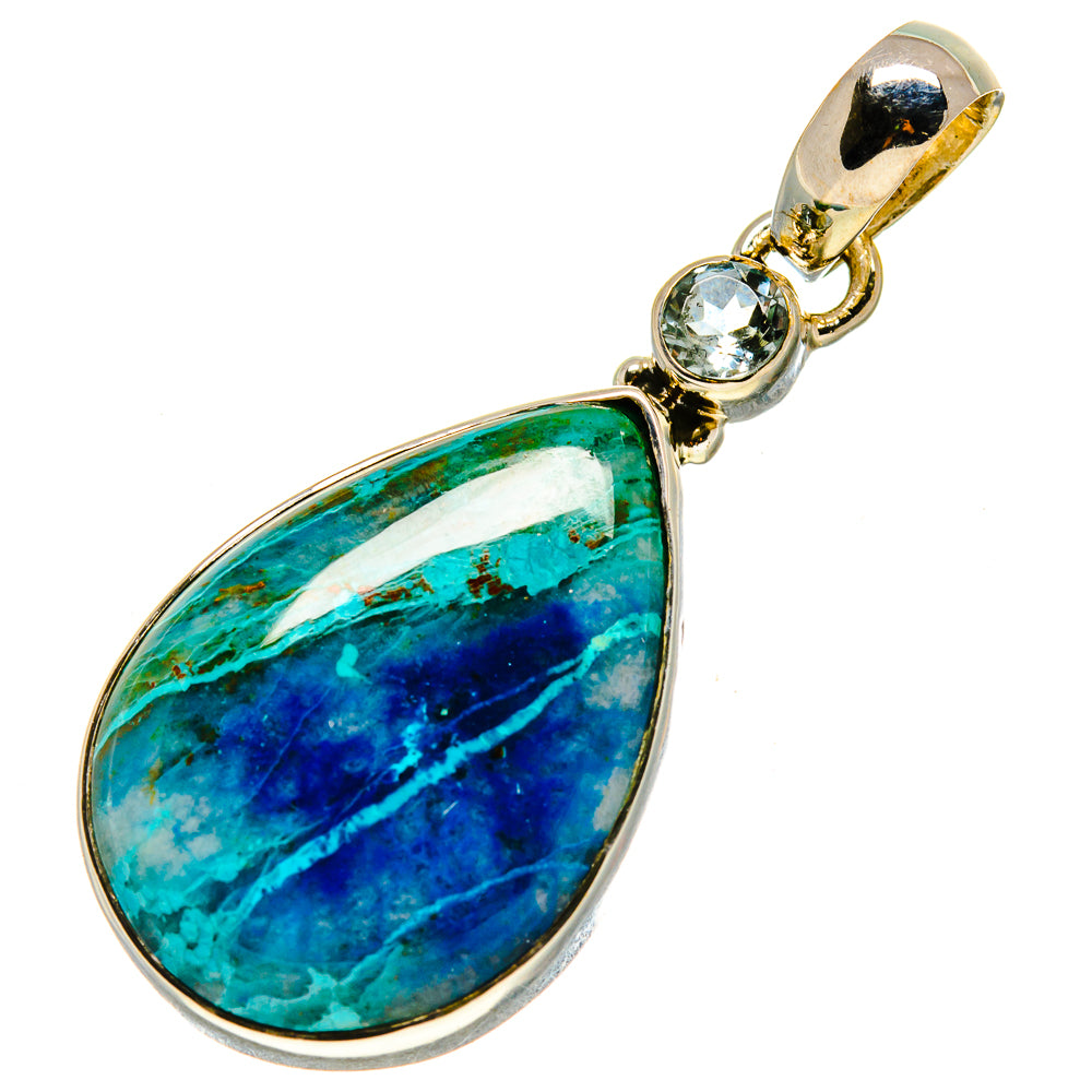 Chrysocolla Pendants handcrafted by Anasilvercos - PD756560