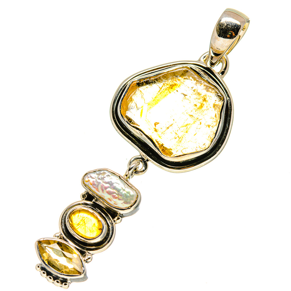 Citrine Pendants handcrafted by Anasilvercos - PD756574