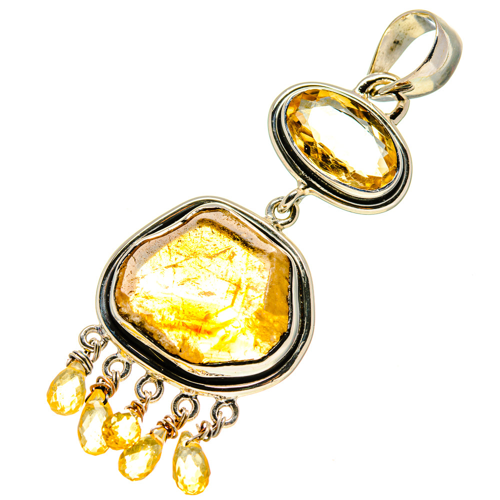 Citrine Pendants handcrafted by Anasilvercos - PD756575