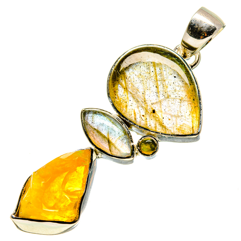 Labradorite Pendants handcrafted by Anasilvercos - PD756576
