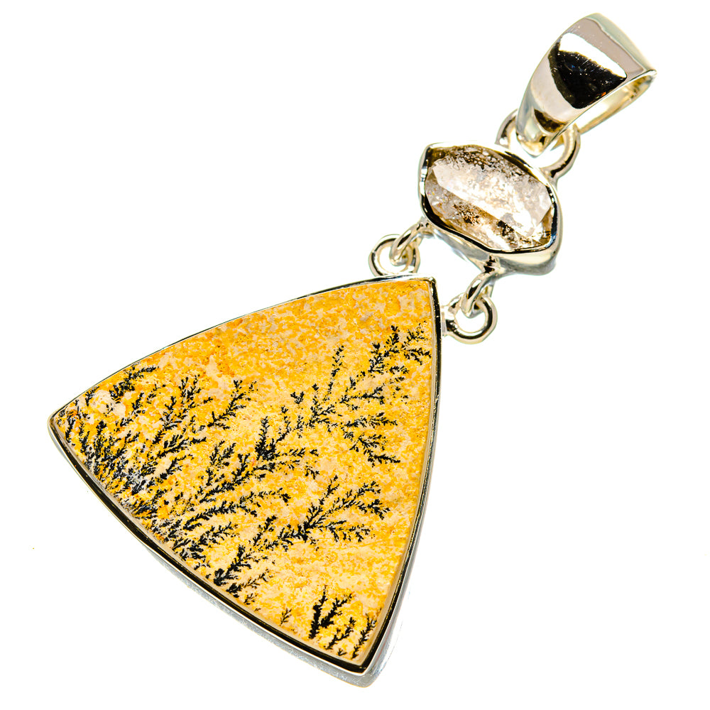 Germany Psilomelane Dendrite Pendants handcrafted by Anasilvercos - PD756602