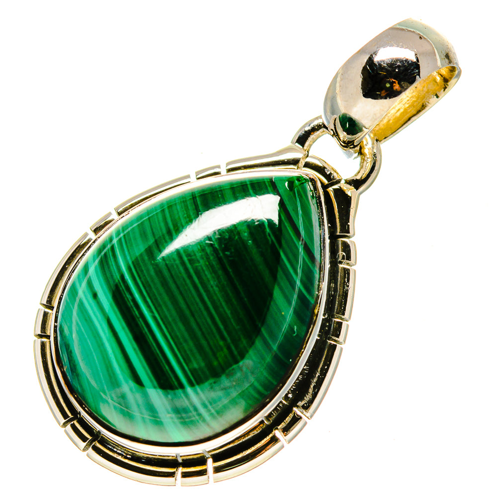 Malachite Pendants handcrafted by Anasilvercos - PD756610