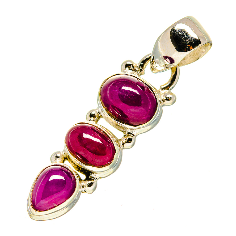 Pink Tourmaline Pendants handcrafted by Anasilvercos - PD756612
