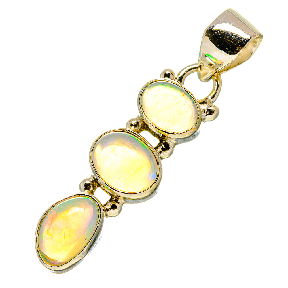 Ethiopian Opal Pendants handcrafted by Anasilvercos - PD756613