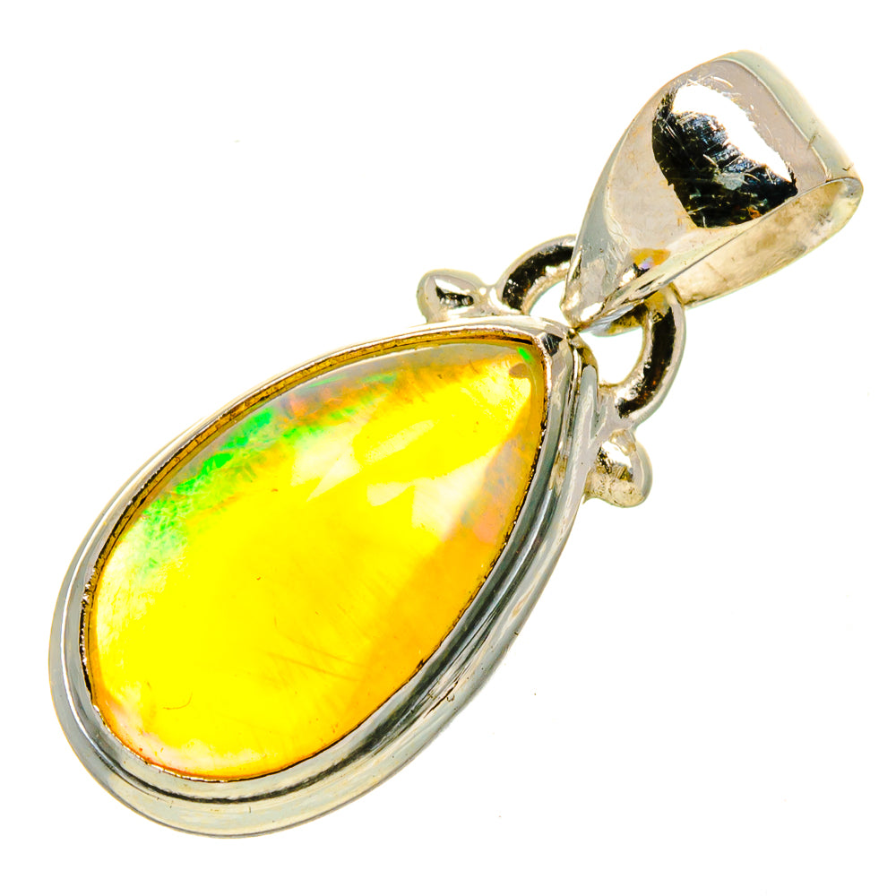 Ethiopian Opal Pendants handcrafted by Anasilvercos - PD756620