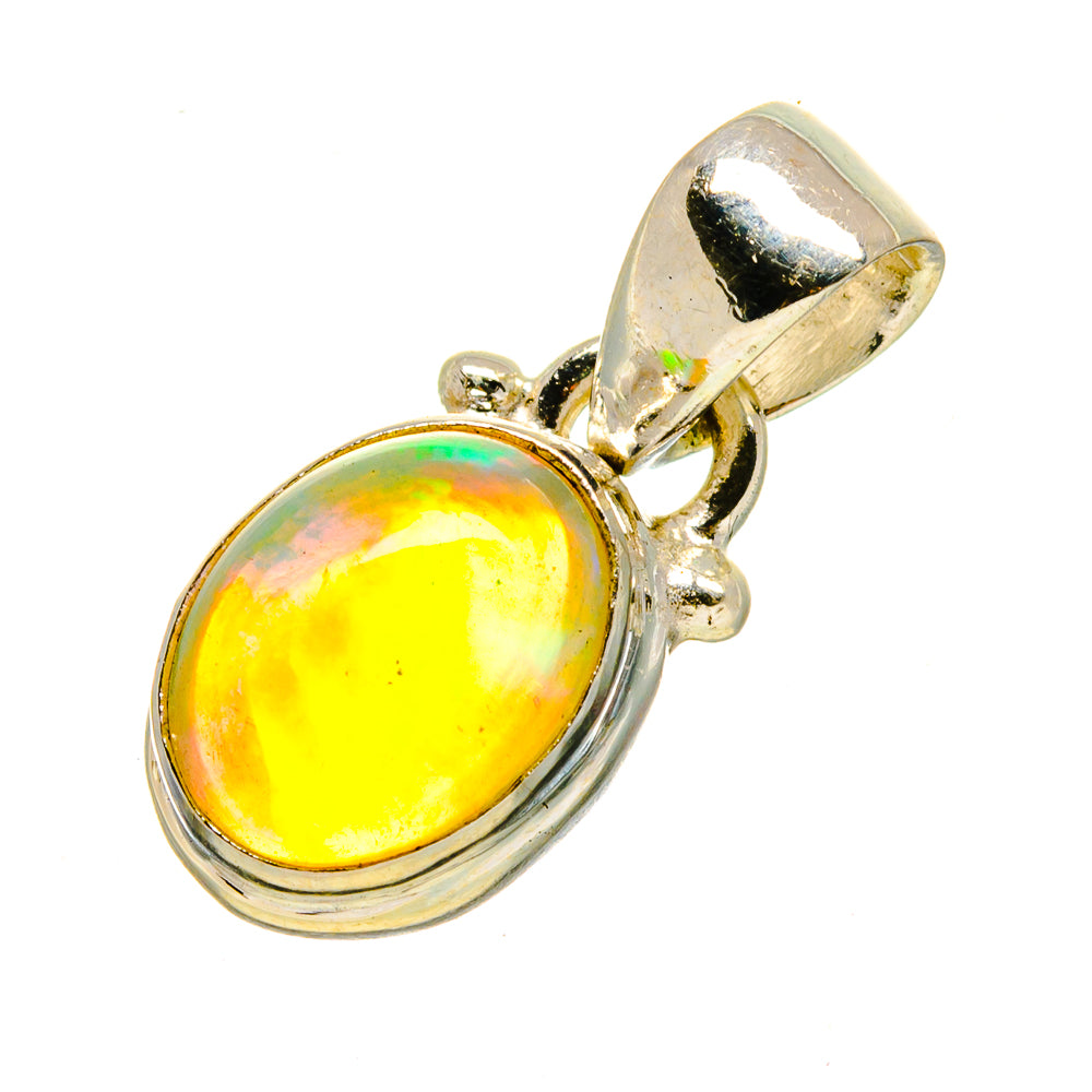 Ethiopian Opal Pendants handcrafted by Anasilvercos - PD756621