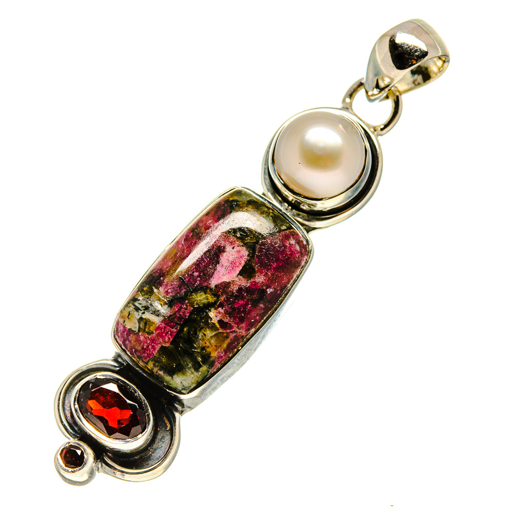 Russian Eudialyte Pendants handcrafted by Anasilvercos - PD756644