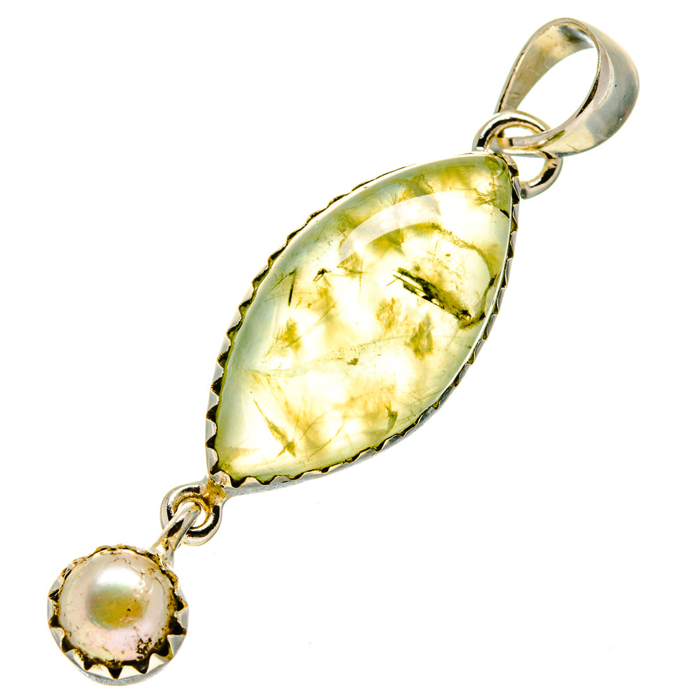 Prehnite Pendants handcrafted by Anasilvercos - PD756651