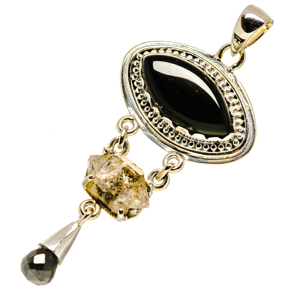 Black Onyx Pendants handcrafted by Anasilvercos - PD756654