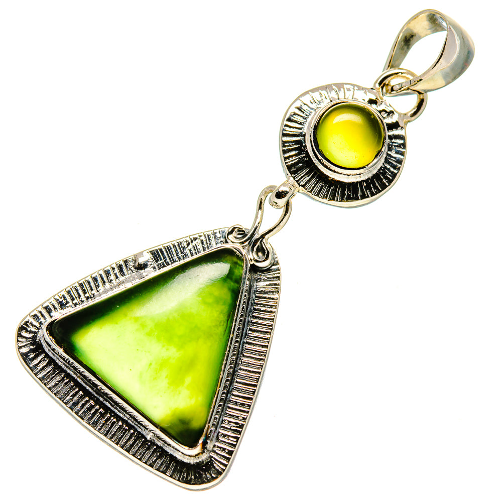 Nephrite Jade Pendants handcrafted by Anasilvercos - PD756655