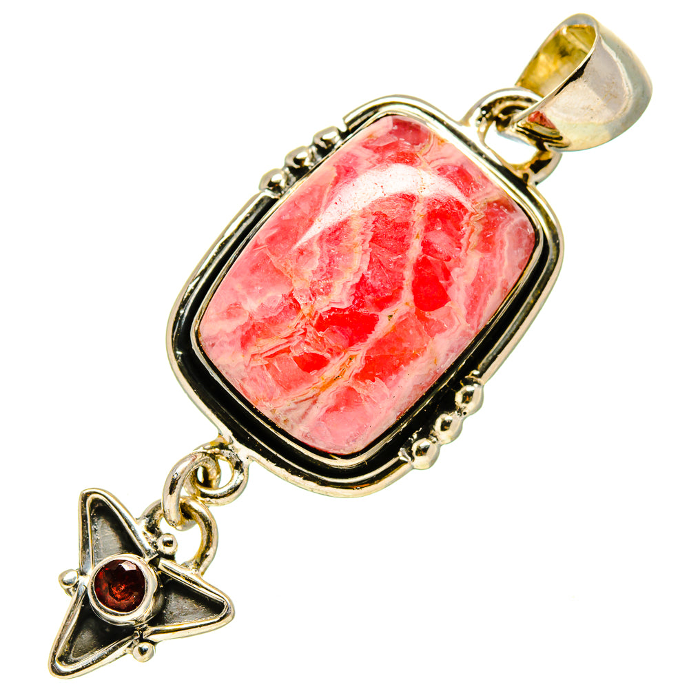 Rhodochrosite Pendants handcrafted by Anasilvercos - PD756659