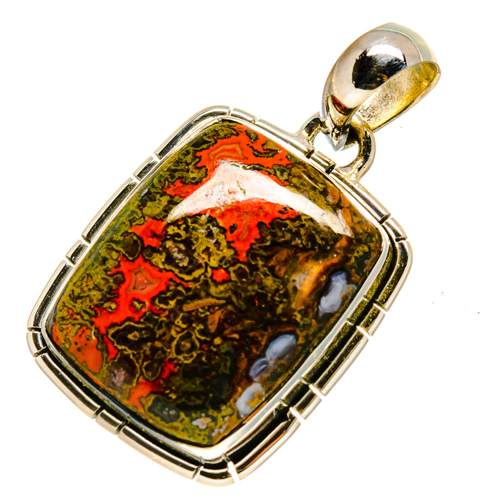 Moroccan Agate Pendants handcrafted by Anasilvercos - PD756677