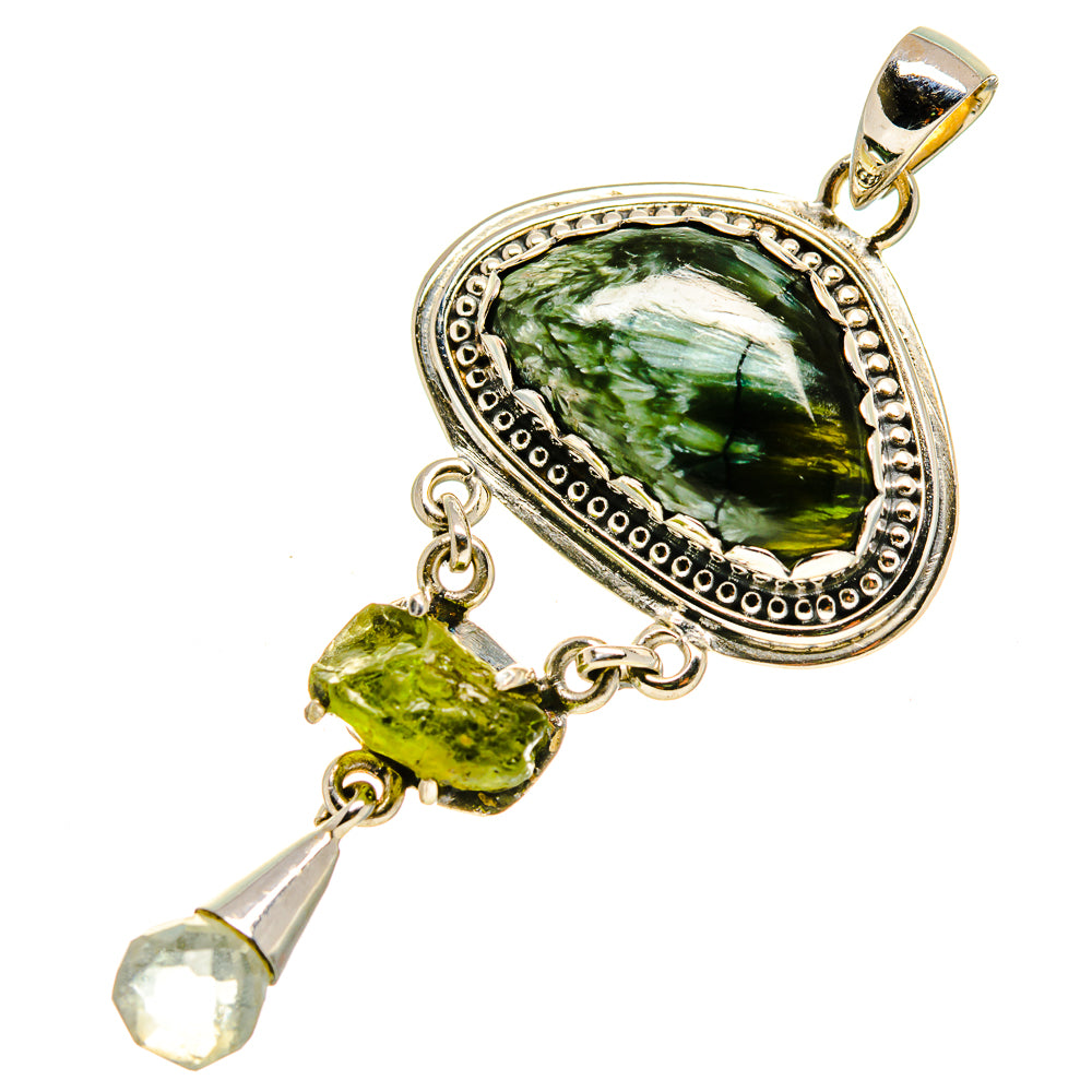 Seraphinite Pendants handcrafted by Anasilvercos - PD756693