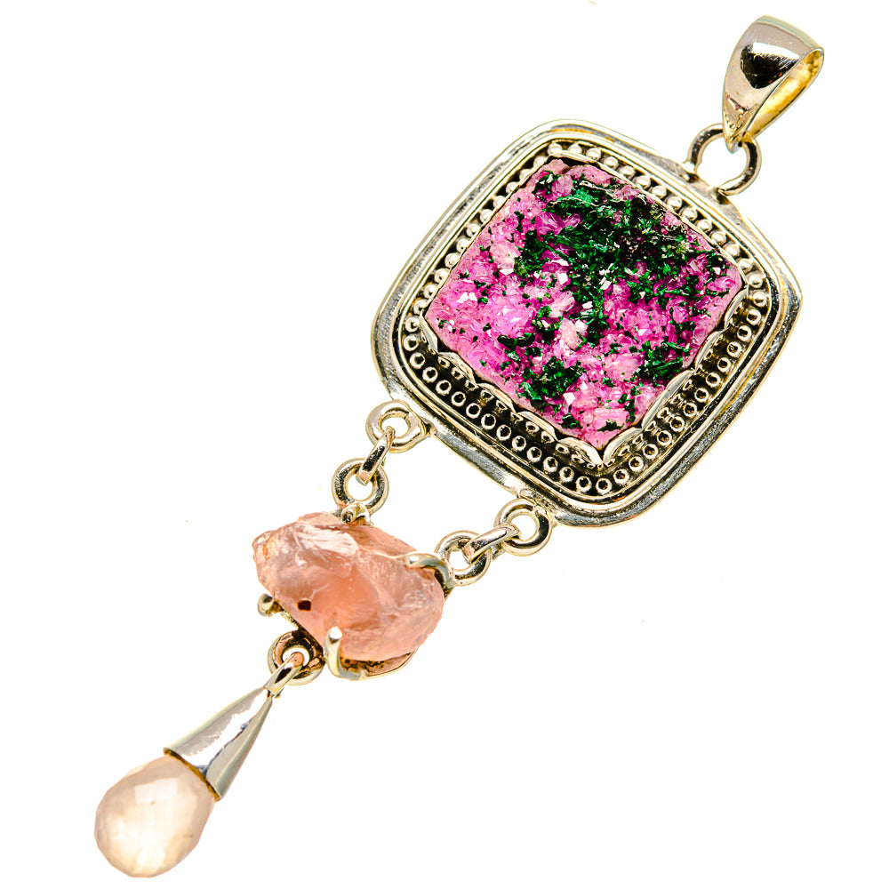 Cobalto Calcite Druzy Pendants handcrafted by Anasilvercos - PD756694