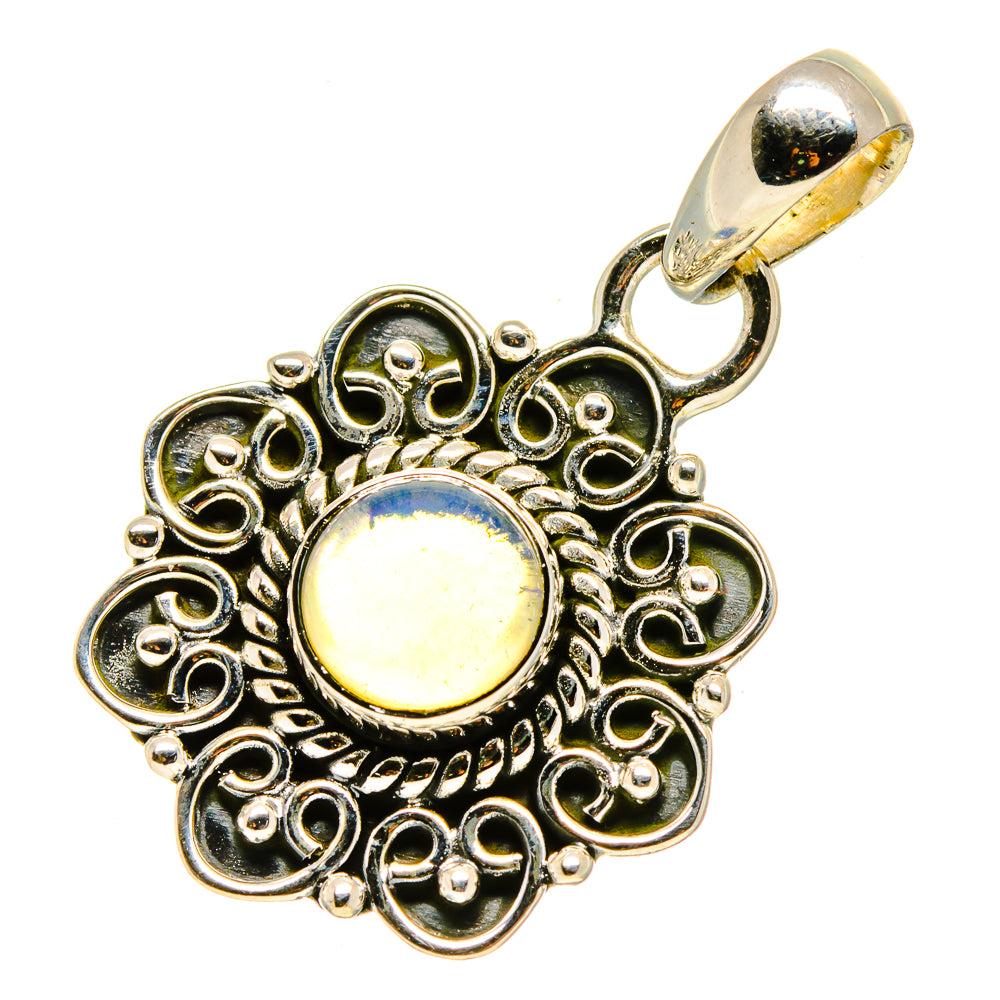 Ethiopian Opal Pendants handcrafted by Anasilvercos - PD756722