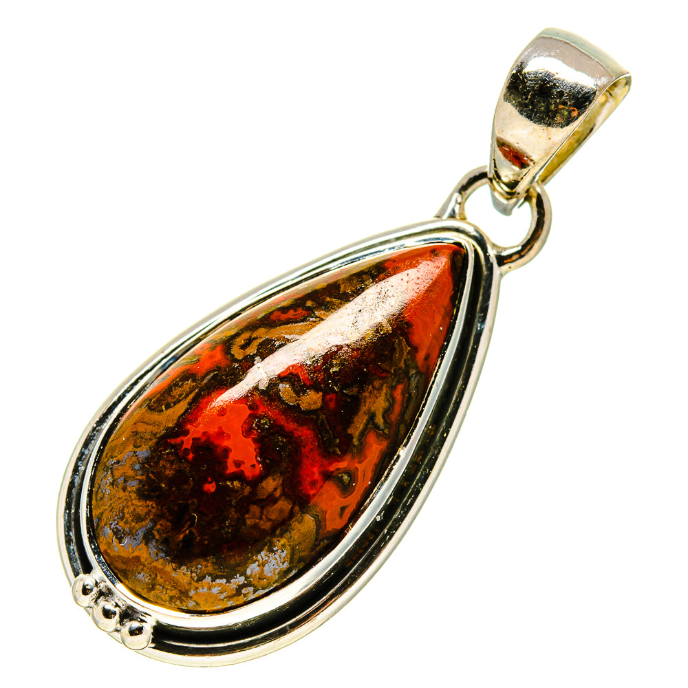 Moroccan Agate Pendants handcrafted by Anasilvercos - PD756724