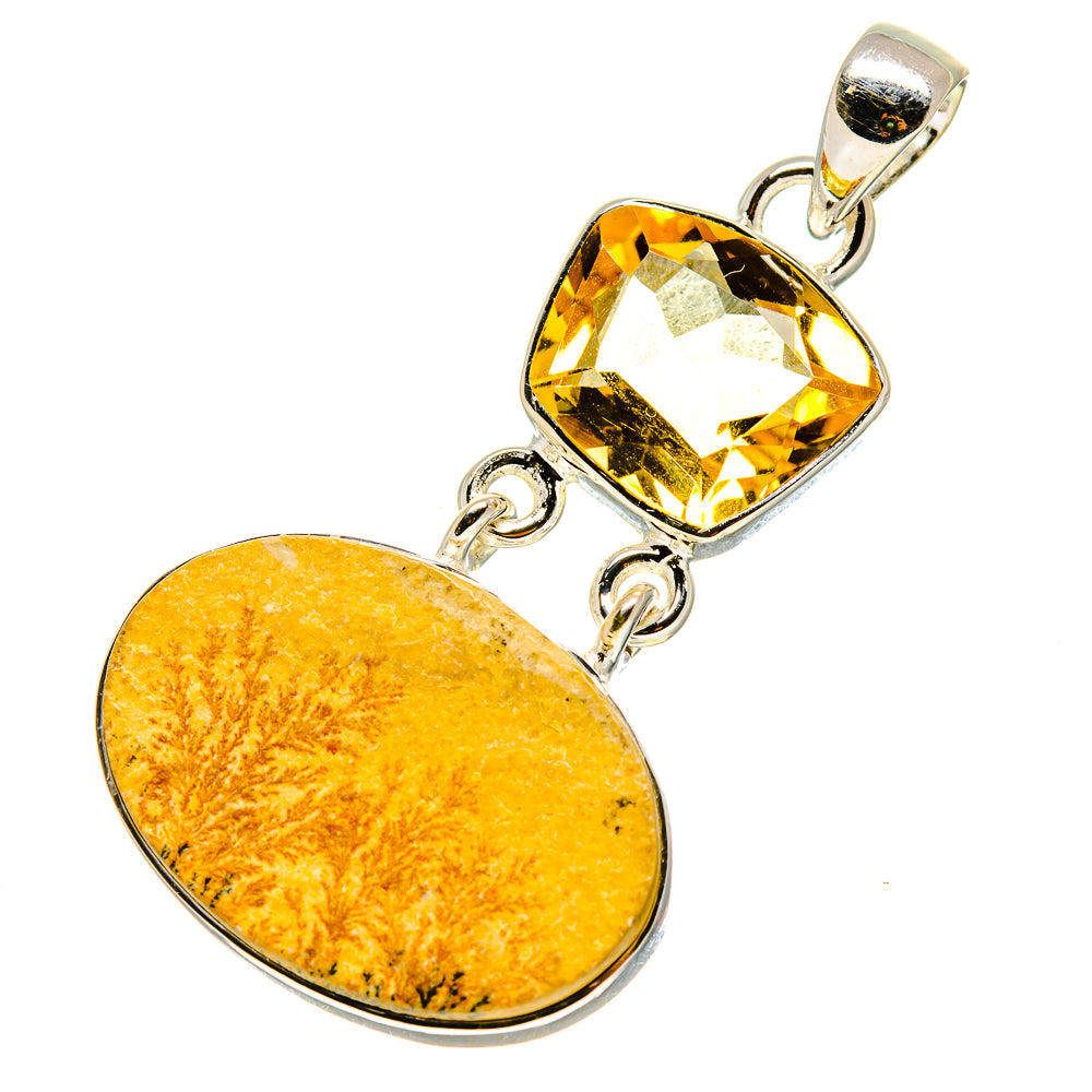 Germany Psilomelane Dendrite Pendants handcrafted by Anasilvercos - PD756725