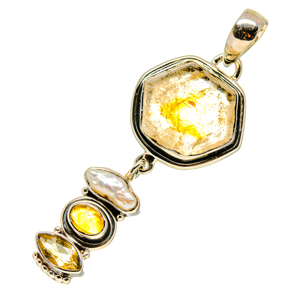 Citrine Pendants handcrafted by Anasilvercos - PD756728
