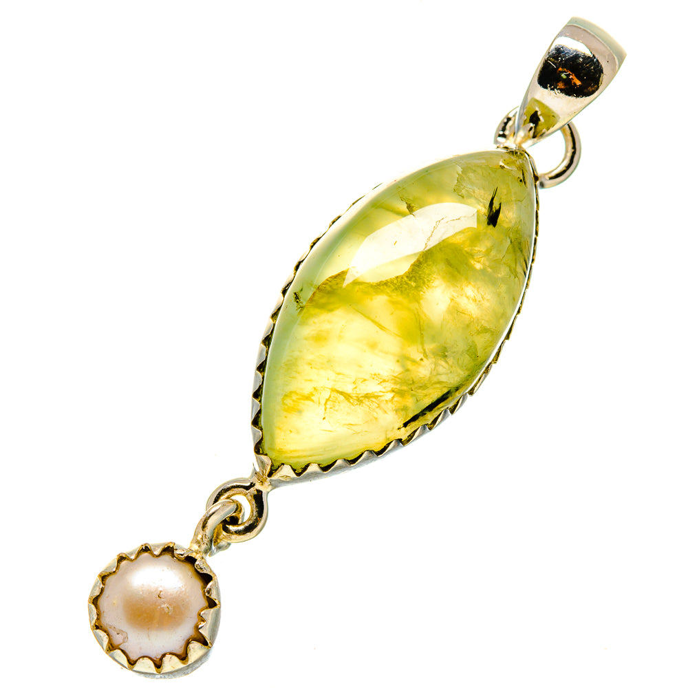 Prehnite Pendants handcrafted by Anasilvercos - PD756738