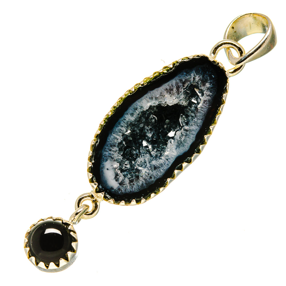 Coconut Geode Slice Pendants handcrafted by Anasilvercos - PD756742