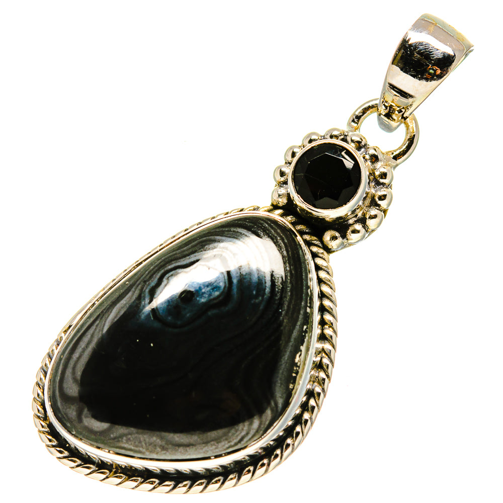 Psilomelane Pendants handcrafted by Anasilvercos - PD756761