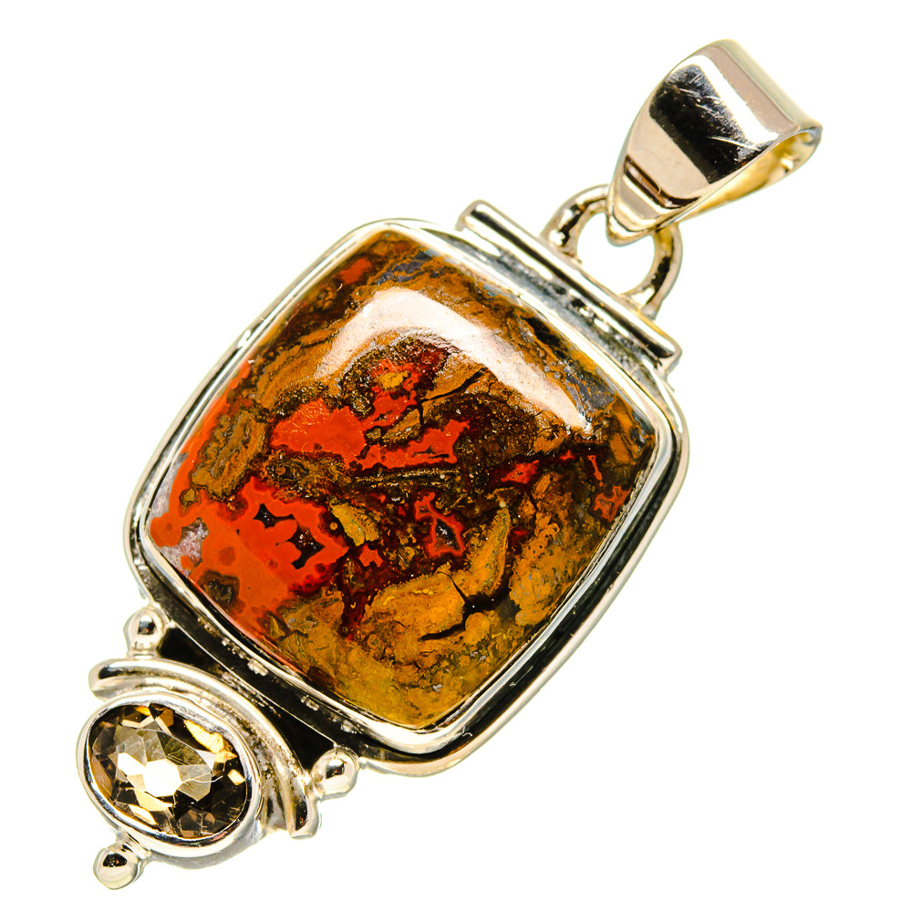 Moroccan Agate Pendants handcrafted by Anasilvercos - PD756768