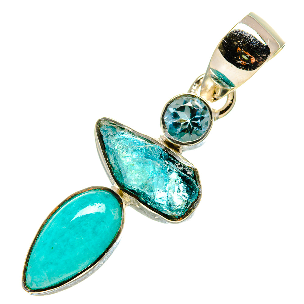 Amazonite Pendants handcrafted by Anasilvercos - PD756777