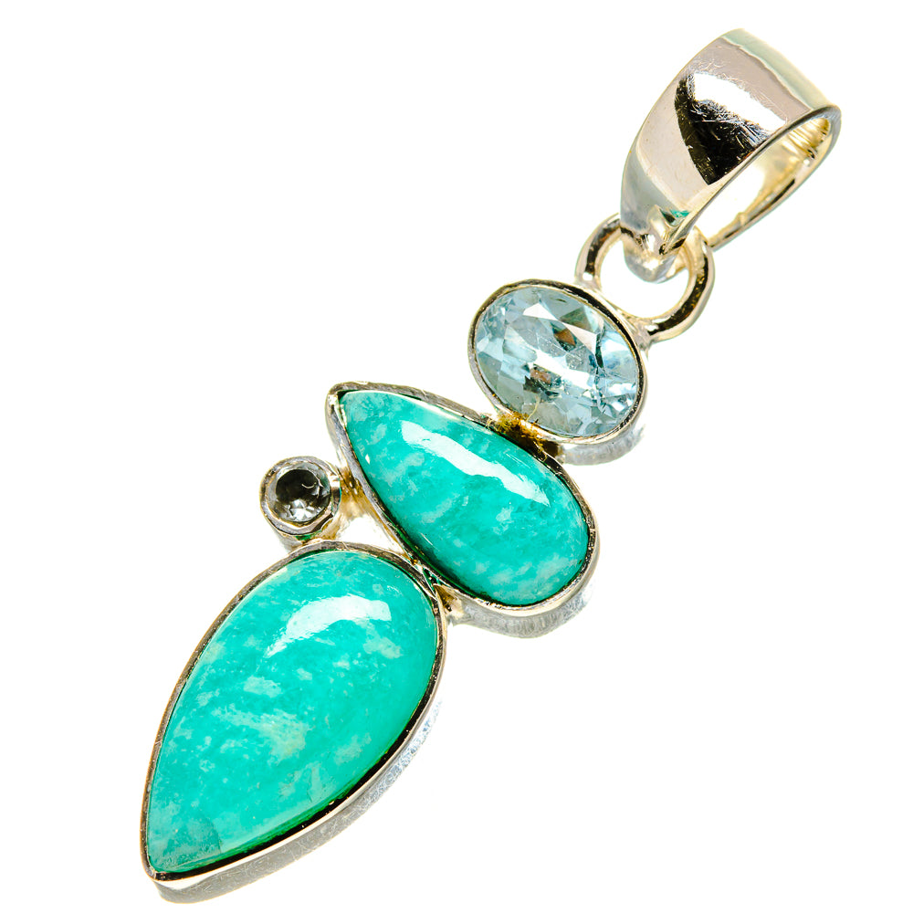 Amazonite Pendants handcrafted by Anasilvercos - PD756790