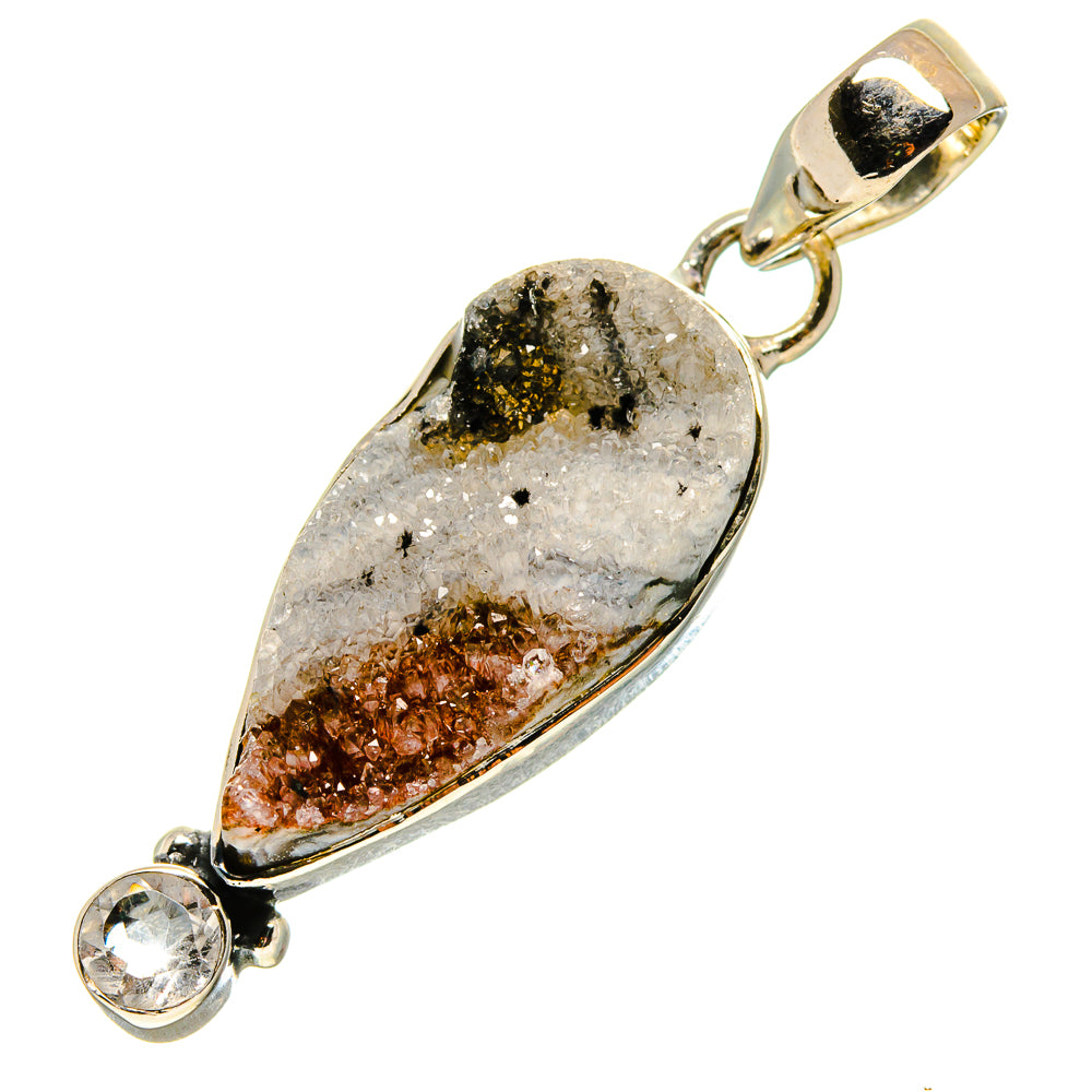 Desert Druzy Pendants handcrafted by Anasilvercos - PD756793