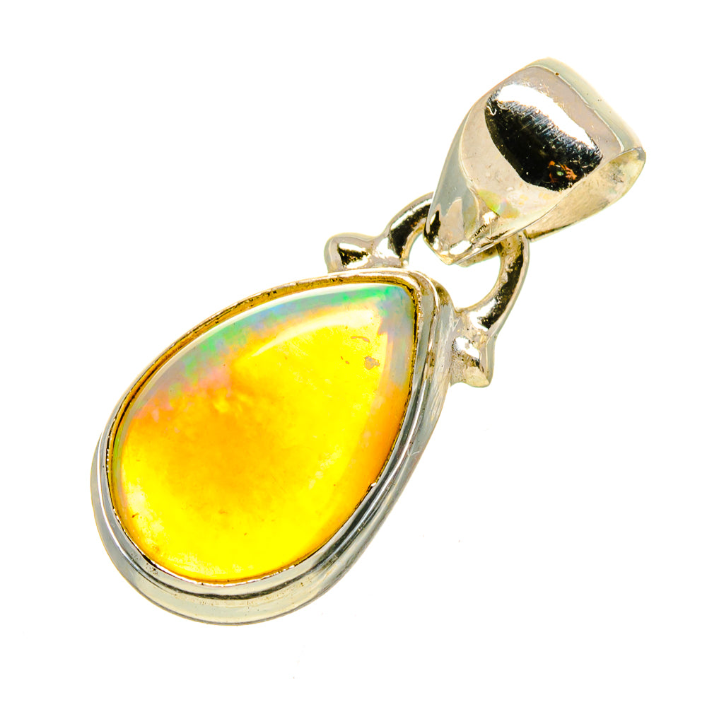 Ethiopian Opal Pendants handcrafted by Anasilvercos - PD756802