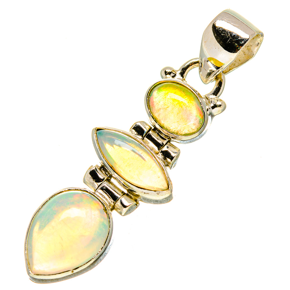 Ethiopian Opal Pendants handcrafted by Anasilvercos - PD756806