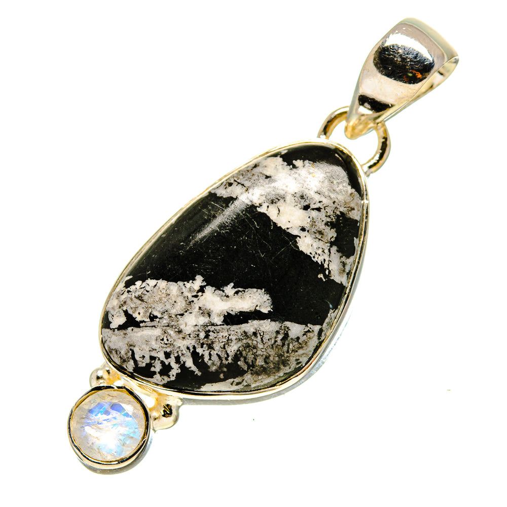 Chrysanthemum Stone Pendants handcrafted by Anasilvercos - PD756821