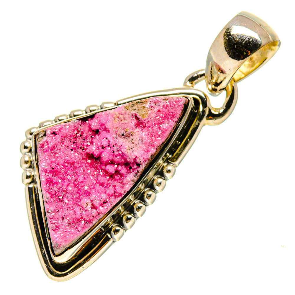 Cobalto Calcite Druzy Pendants handcrafted by Anasilvercos - PD756824
