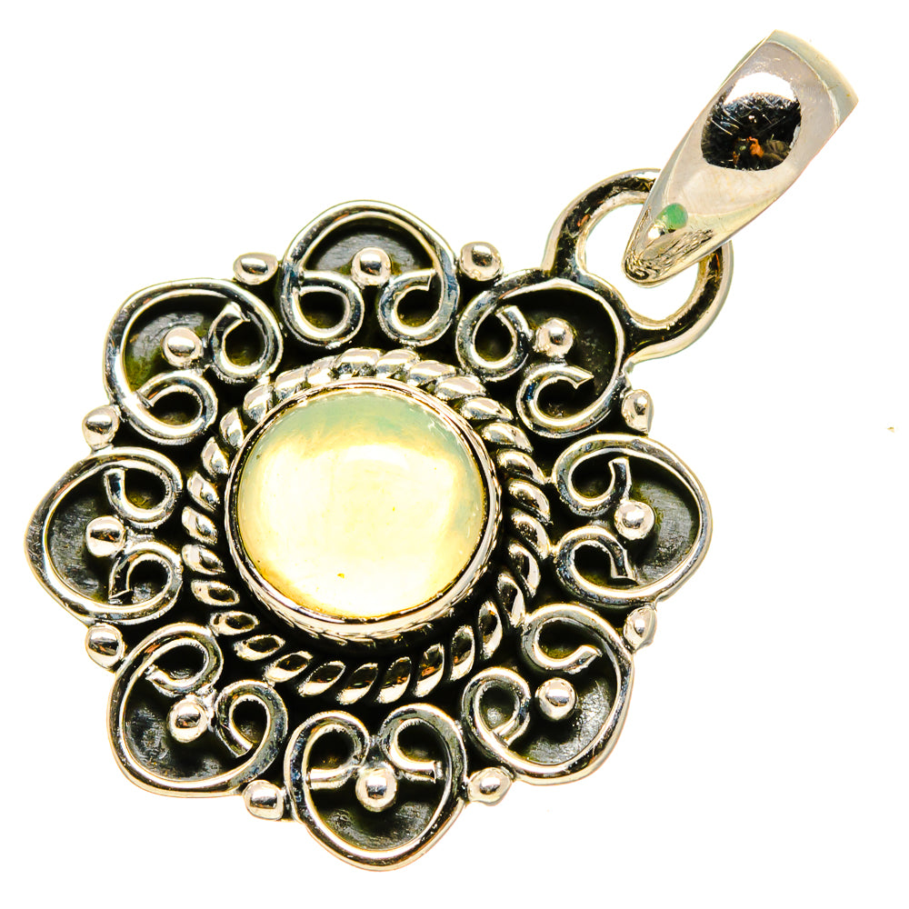 Ethiopian Opal Pendants handcrafted by Anasilvercos - PD756826