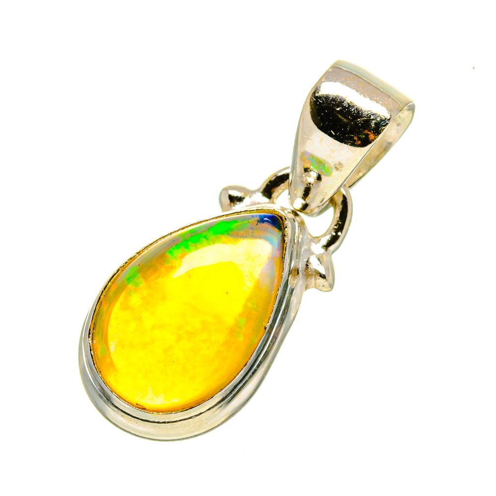 Ethiopian Opal Pendants handcrafted by Anasilvercos - PD756849