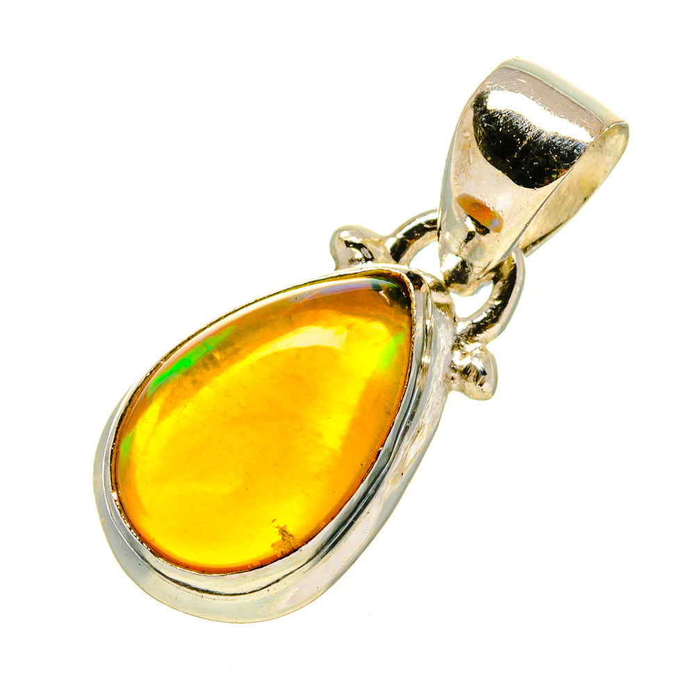 Ethiopian Opal Pendants handcrafted by Anasilvercos - PD756858