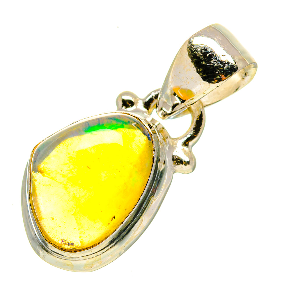 Ethiopian Opal Pendants handcrafted by Anasilvercos - PD756861
