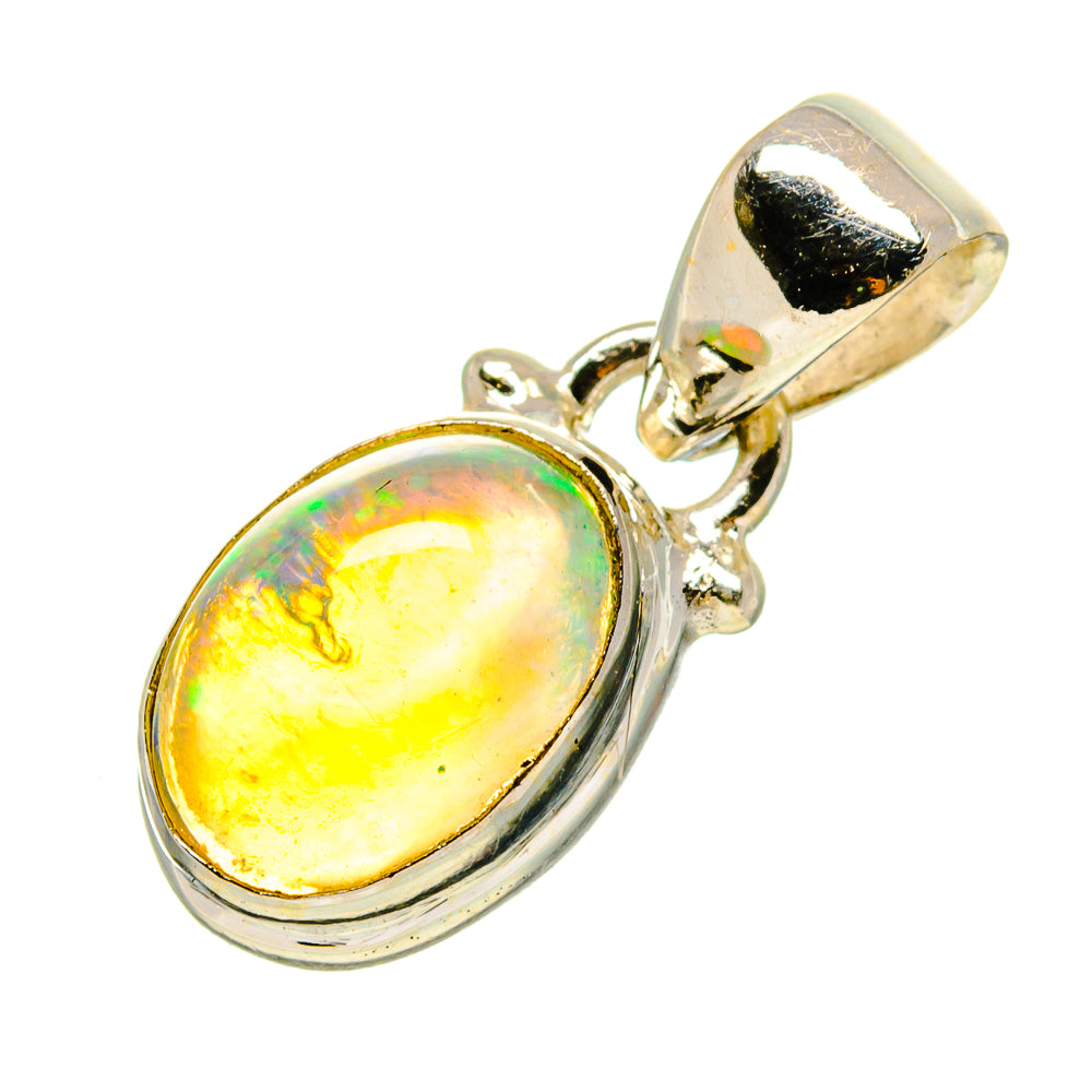 Ethiopian Opal Pendants handcrafted by Anasilvercos - PD756863